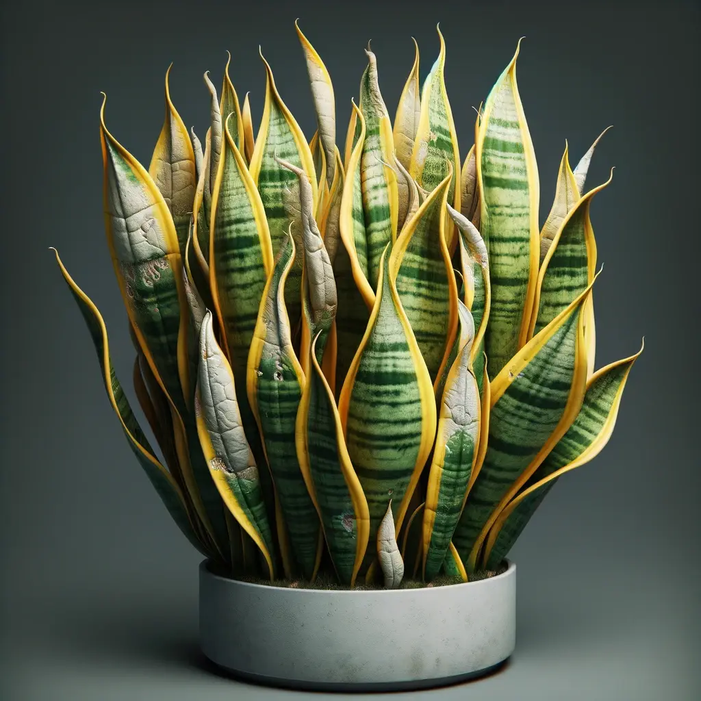 Sansevieria riego: Falta de agua